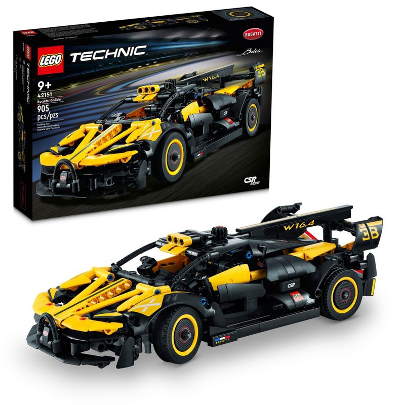 LEGO Technic Bugatti Bolide Model Car Toy Building Set 42151, 1 of 12