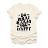 Simply Sage Market S.W.Smiley Makes You Happy Smiley Face Short Sleeve Tee - 2 of 4