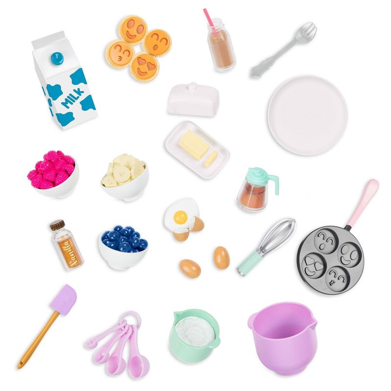 Our Generation Wake Up to Flavor Pancake Accessory Set for 18&#34; Dolls, 1 of 6