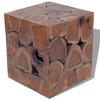 vidaXL Stools/Coffee Table Solid Teak - 2 of 4