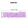 Unique Bargains Cotton Polka Dot Bow Headband Fashion Cute Hair Band for Child 7.7 Inch - 4 of 4