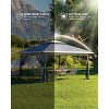 Canopy Tent Pop Up Gazebo Tent Setupwith 4 Sand Bags for Backyard Garden Patio,Mosquito Netting & Height Adjustable - 4 of 4