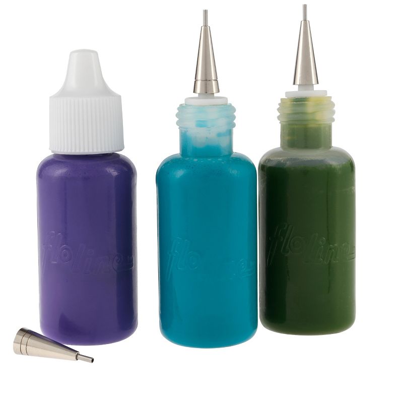 Creative Mark Flo Line Detail Bottles with Metal Tips, 4 of 7