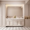 Rectangular Framed Tempered Glass Wall-Mounted Bathroom Vanity Mirror - 4 of 4
