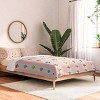 Deny Designs 3pc King Showmemars Cheery Tulips Pink Cream Comforter and Sham Set - 2 of 4