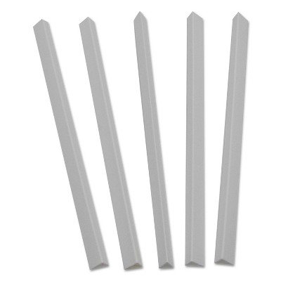 C-Line Slide 'N Grip Binding Bars White 11 x 1/2 100/Box 34227