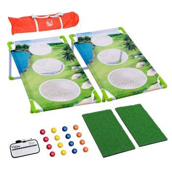 GoSports BattleChip Vertical Challenge Backyard Golf Cornhole Game, Fun New  Cornhole Chipping Game for All Abilities