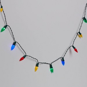 50ct Solar LED Faceted Christmas Indoor Outdoor String Lights with Green Wire - Wondershop™ - 1 of 4