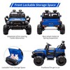 2 Seaters Kids Ride On Truck with Remote Control,20“ Large Seat Ride On Car for Toddlers - 3 of 4