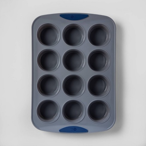 Leraar op school Jumping jack tragedie 12ct Silicone Muffin Pan - Made By Design™ : Target