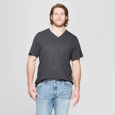 Men's Big & Tall Every Wear Short Sleeve V-neck T-shirt
