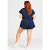 Avenue Women's Plus Size Simple Day Short - 3 of 4