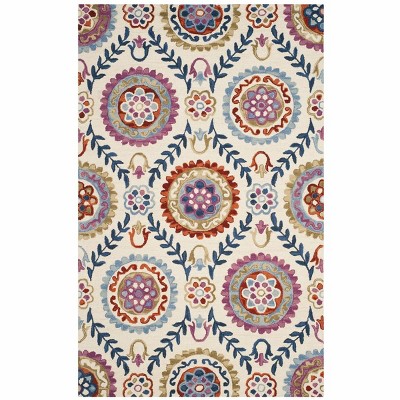 Suzani SZN374 Hand Hooked Indoor Indoor Rugs - Safavieh