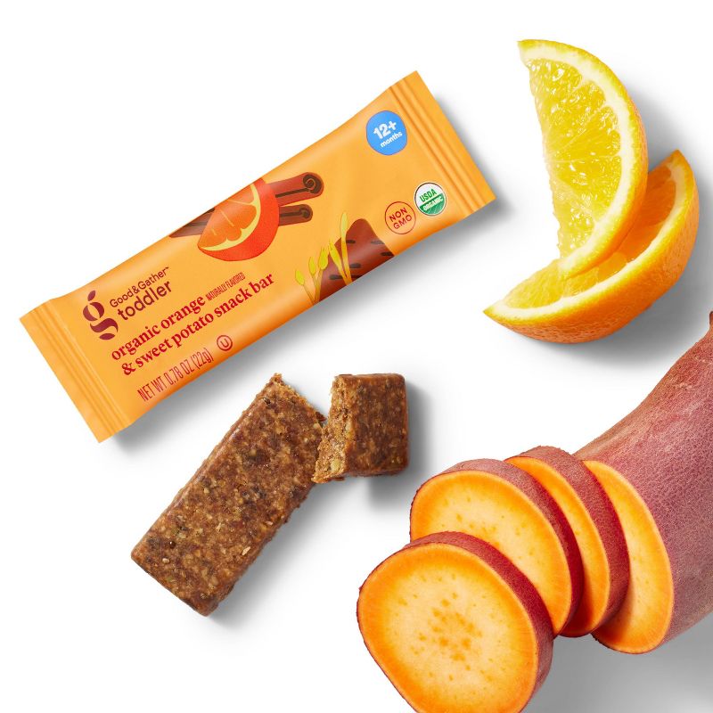 Organic Orange Sweet Potato Snack Bars - 3.17oz/5ct - Good &#38; Gather&#8482;, 3 of 5