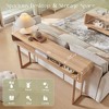 63 Inch Long Console Table, Modern Wood Entryway Table, Narrow Sofa Table Behind Couch for Living Room, Hallway, Foyer - 2 of 4