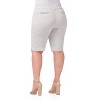 Rekucci Curvy Woman Ease into Comfort Pull-On Modern City Shorts with Tummy Control and Real Pockets - 4 of 4