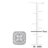 EVERLY JEWELRY | Sterling Silver 1/10 CT TW Diamond Fashion Post Earrings - 2 of 4
