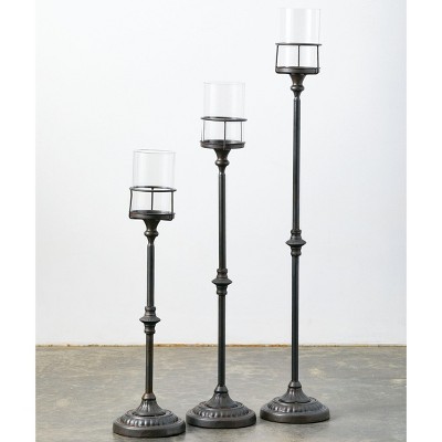 floor candle holder set