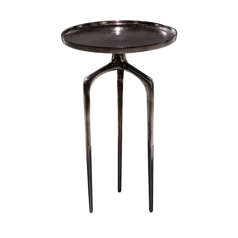 Contemporary Metal Tripod Accent Table - Olivia & May, 3 of 16