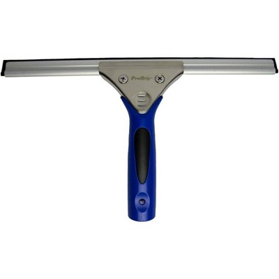 Ettore 12-Inch Blue Plastic Window Squeegee