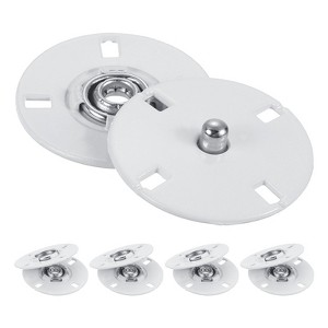 Unique Bargains Alloy Invisible Durable High Hardness Buckle Fasteners Press Studs Buttons 5 Pcs - 1 of 4