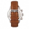 Breed Lacroix Chronograph Leather-Band Watch - Silver/Brown - 2 of 3