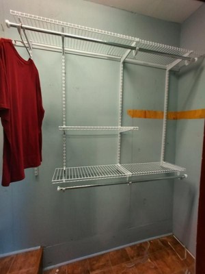 Rubbermaid® Configurations Custom Closet Organizer Deluxe Kit - Titanium, 1  ct / 3-6 ft - Kroger