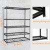 Garage Storage Shelving, 5 Tier Utility Shelves, Heavy Duty Storage Shelves, Adjustable Shelves Metal Garage Storage Rack - 3 of 4