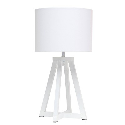 simple white table lamp