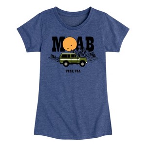 Girls' - Instant Message - Moab, Utah Fitted Short Sleeve Graphic T-Shirt - 1 of 4