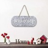 Cheung's PIetro Metal Garden Hanging "Welcome" Sign - 2 of 2