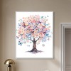 Art Remedy Paradise Moment Colorful buterfly and flowers wall art Framed - 2 of 4