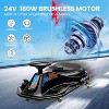 Gaomon Electric Kids Drift Kart, 24V 2 Speed Modes, 360 Degree Easy Spinning Drifts, Flashing Lights, Flags, Music, Drift Cart - 3 of 4