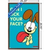 Trends International Garfield - Odie Face Lick Framed Wall Poster Prints - 3 of 4