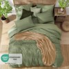 BAGOKIE 5/7 PCS Seersucker Bed in a Bag Bedding Sets with Comforter, Sheets, Pillow Sham, Pillowcase - 4 of 4