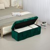 NicBex Storage Bench Ottoman with Storage Padded Footstool with Safety Hinge for Bedroom, Entryway - 4 of 4