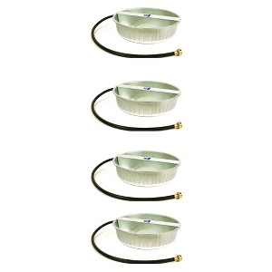 Little Giant PW13 13-Quart Capacity Rust Resistant Galvanized Steel Ever Full Pet Water Bowl Dish Attachable to Standard Hose (4 Pack) - 1 of 4