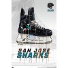 Trends International NHL San Jose Sharks - Drip Skate 21 Unframed Wall Poster Prints - 4 of 4