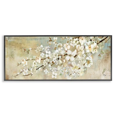 Stupell Industries Blooming Flower Tree Branch Painting, 24" x 10"