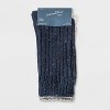 Women's Fine Ribbed Nep 3pk Crew Socks - Universal Thread™ - 2 of 2