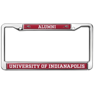 University of Indianapolis Alumni Logo Full Size Standard License Plate Metal Frame