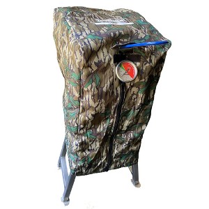 Bayou Classic Outdoor Custom Fit Camo Weatherproof Zippered Cover for Bayou Classic 700-725 2.5 Gallon Freestanding/Tabletop Fryer, Mossy Oak - 1 of 4