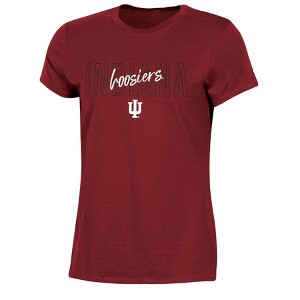 NCAA Indiana Hoosiers Women's Crew Neck T-Shirt - 1 of 3