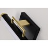 Nuvo Lighting Solano - Light Vanity in  Black/Brushed Brass - 4 of 4
