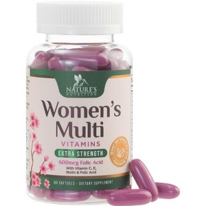 Multivitamin for Women with Iron - Daily Vitamins for Women's Immune Support - 60 Count;120 Count - 1 of 4