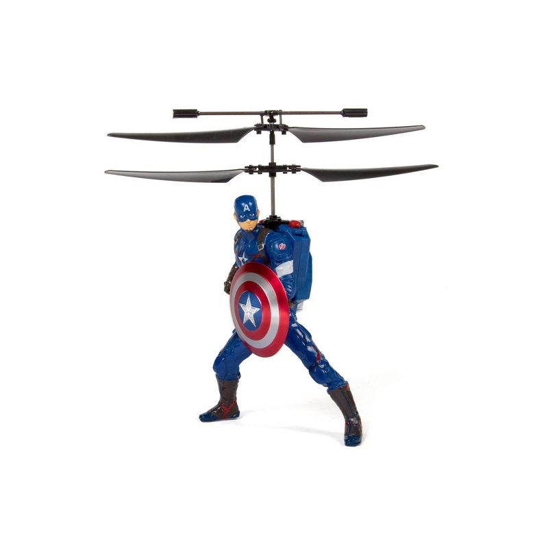 Marvel Avengers Captain America Flying Figure IR Helicopter, 3 of 10