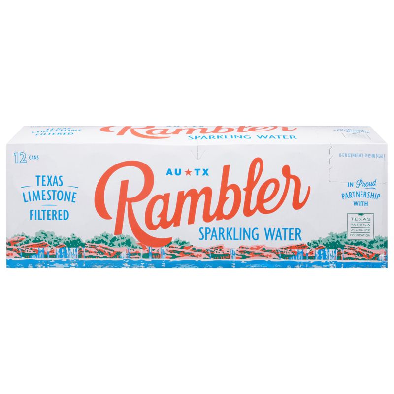 Rambler Sparkling Water - Case of 2/12 pack, 12 oz, 2 of 6