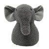 Evideco French Home Goods Decorative Elephant Door Stopper Heavyweight 2.3 lb. Fabric Holder Gray - 2 of 4