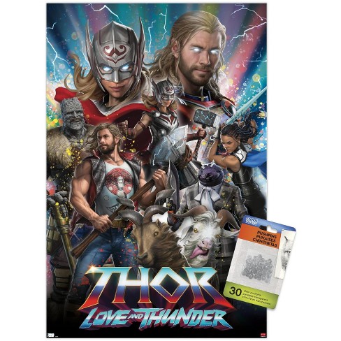 Trends International Marvel Thor: Love and Thunder - Amazing Wall Poster,  22.375 x 34, Unframed Version