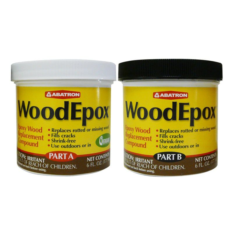 Abatron WoodEpox Beige Epoxy Wood Filler Kit 12 oz, 1 of 2